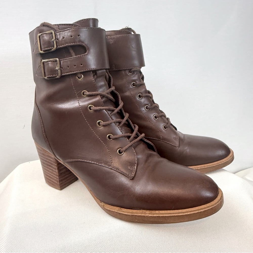 Thom McCan Vintage Brown Lace Bootie